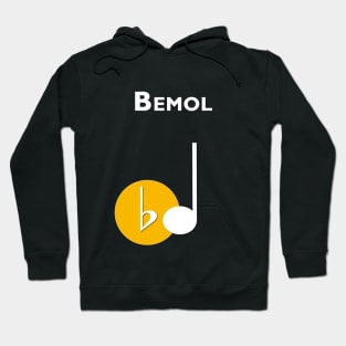 nota Bemol - flat note Hoodie